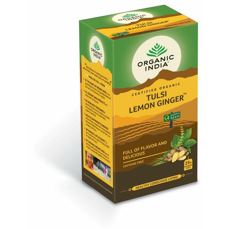 Organic India Tulsi lemon ginger thee bio 25st