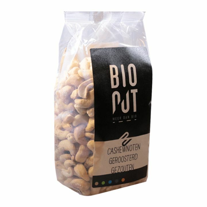 Bionut Cashewnoten geroosterd gezouten bio 500g