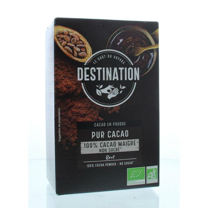 Destination Cacao 100% mager 10-12% bio 250g