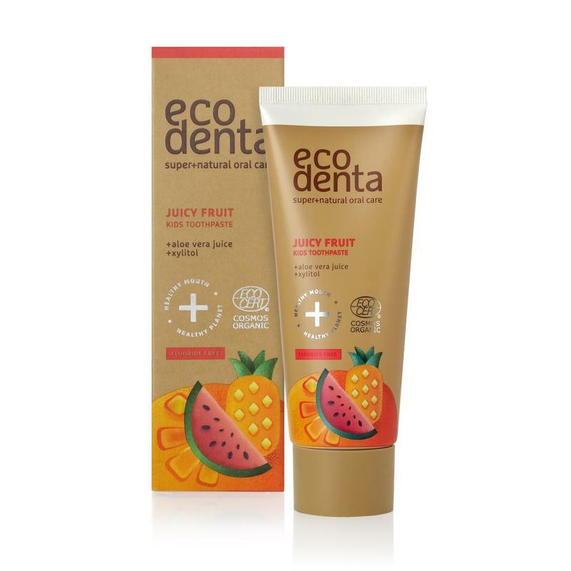 Ecodenta Tandpasta kids juicy fruit 75ml