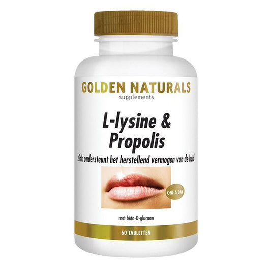 Golden Naturals L-Lysine & propolis 60vc