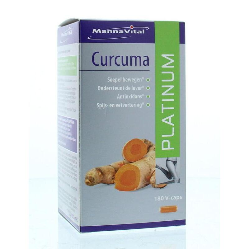 Mannavital Curcuma platinum 180vc