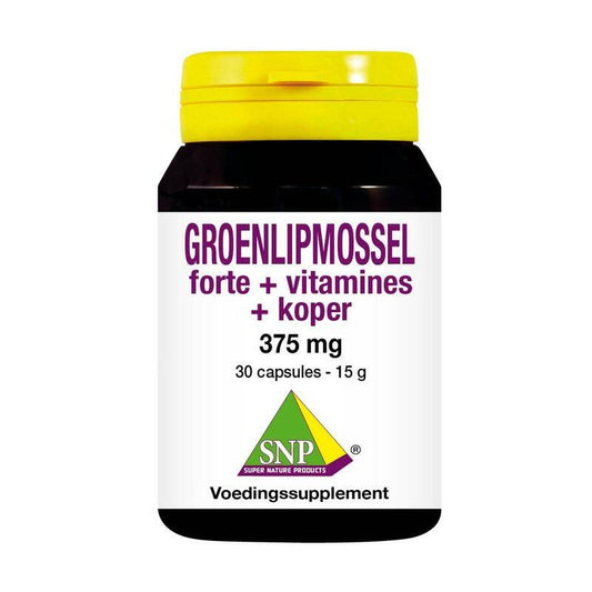 SNP Groenlipmossel forte + vitamines + koper 30ca