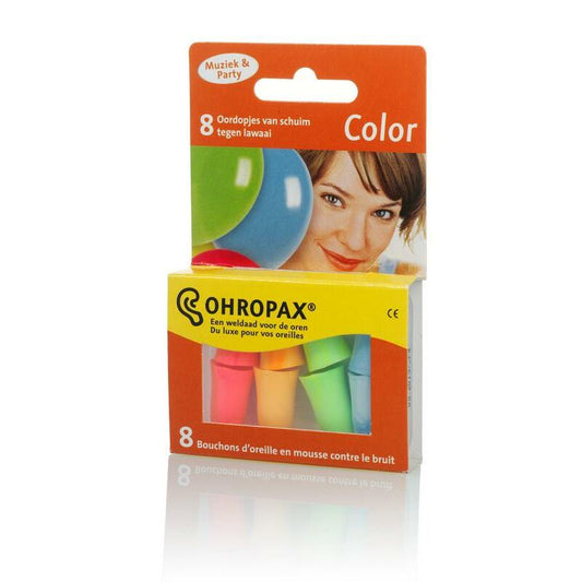 Ohropax Oordopjes geluiddempend color 8st