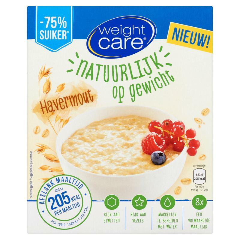 Weight Care Natuurlijk op Gewicht havermout 8 x 55 g 440g