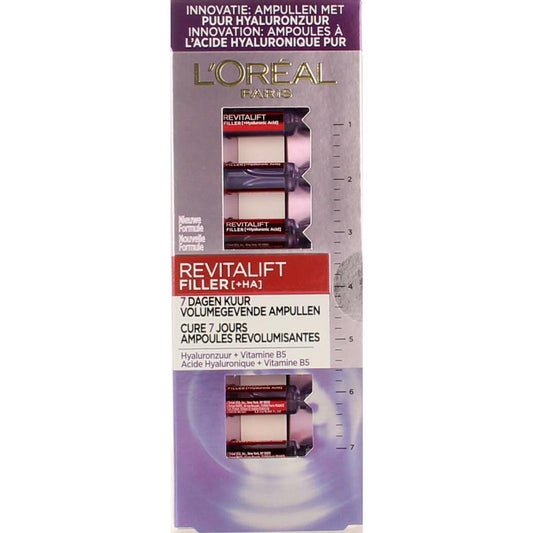 Loreal Revitalist filler ampullen hyaluron kuur 10.5ml