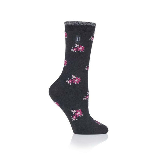 Heat Holders Ladies ultra lite socks bellis charcoal 4-8 1paar