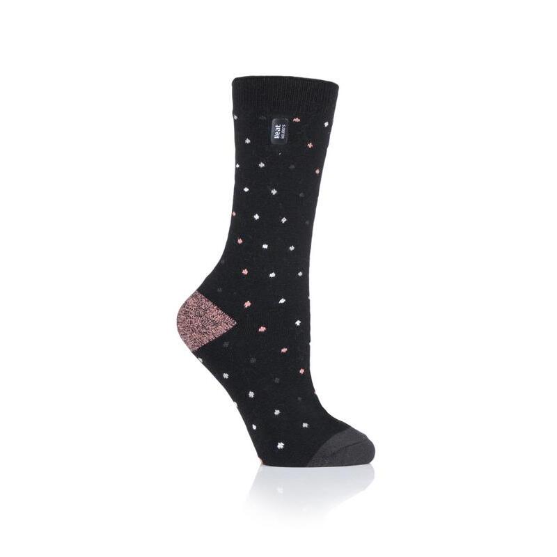 Heat Holders Ladies ultra lite socks berry black 4-8 1paar