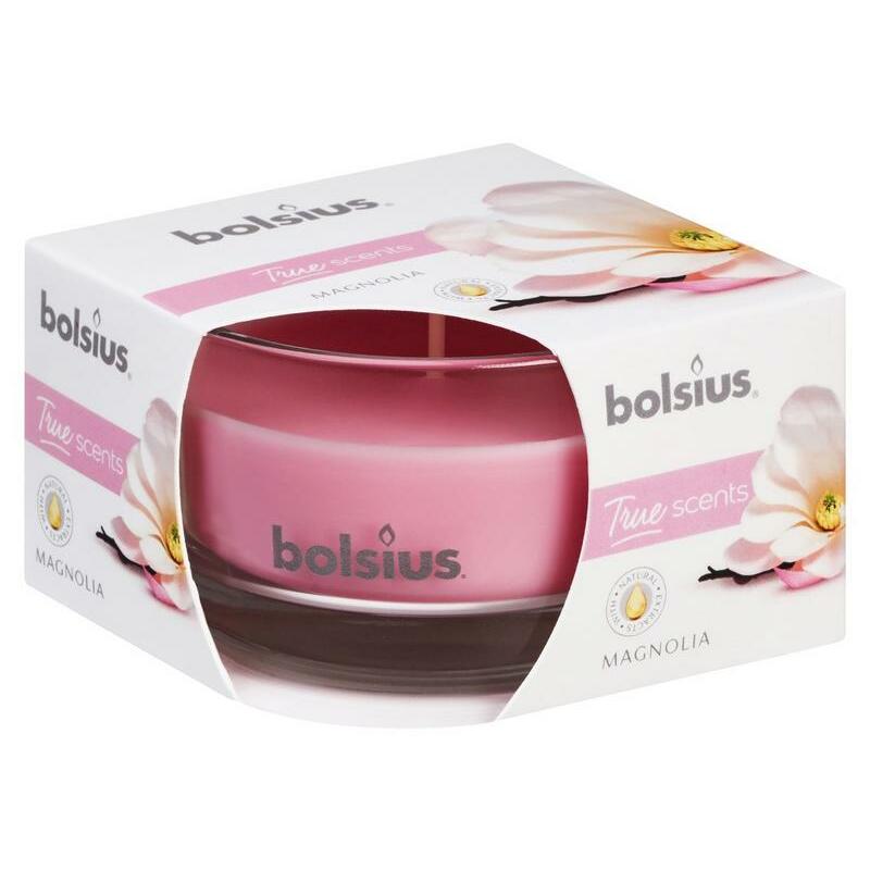 Bolsius Geurglas 80/50 true scents magnolia 1st