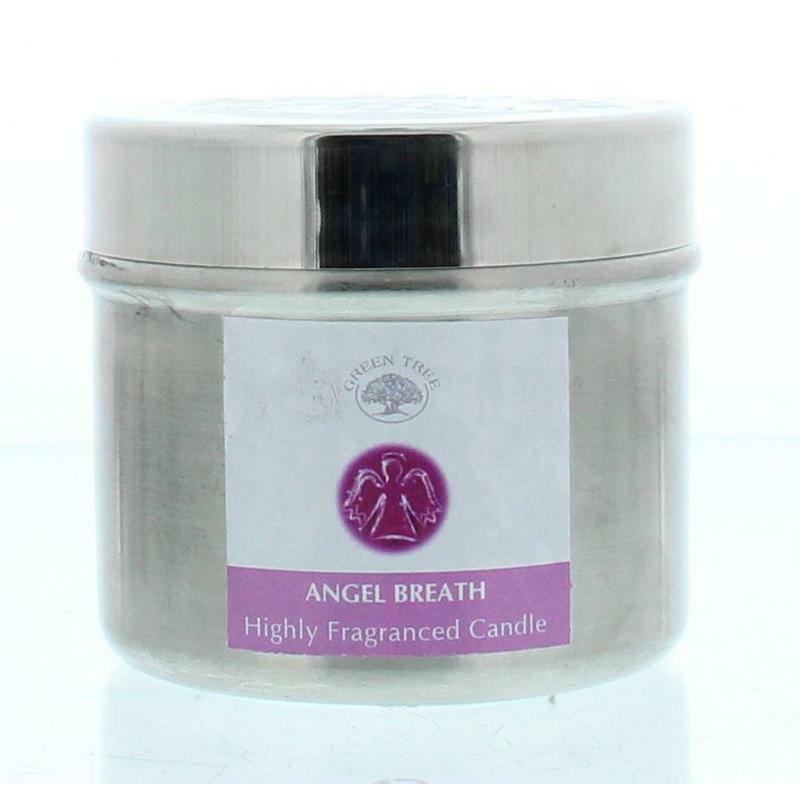 Green Tree Geurkaars angel breath 150g