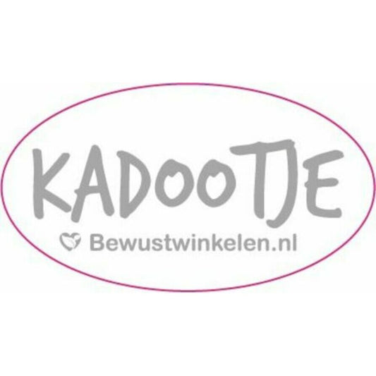 Bewustwinkelen Cadeausticker kadootje 1rol