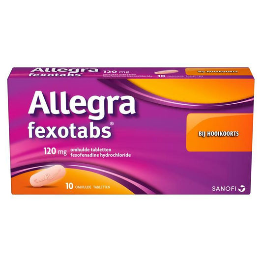 Allegra Fexotabs hooikoortstabletten 10tb