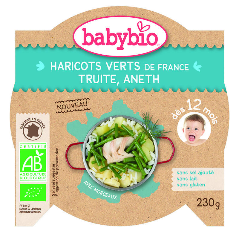 Babybio Mon petit plat boon forel bio 230g