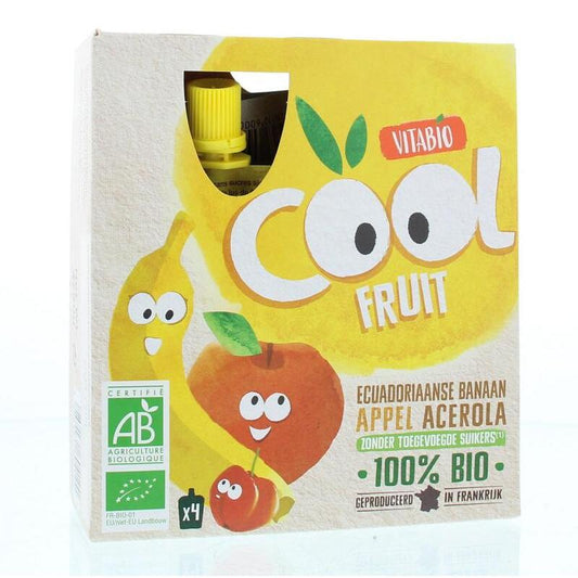 Vitabio Appel banaan 90 gram bio 4x90g