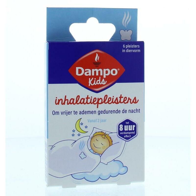 Dampo Kids inhalatiepleister diervormig 6st