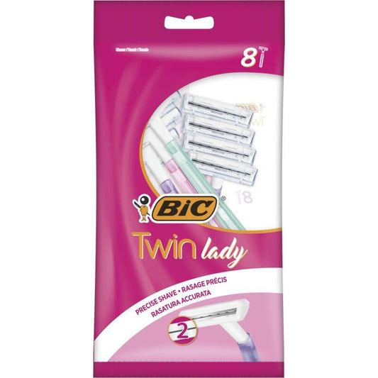 BIC Twin lady shaver pouch 8 8st