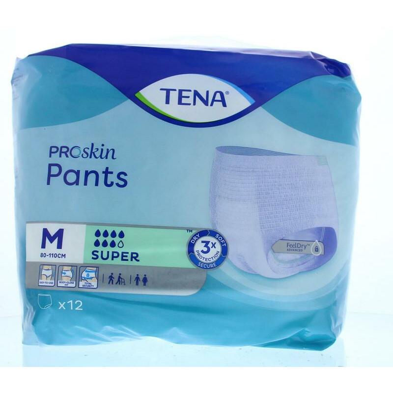 Tena Pants super proskin M 12st