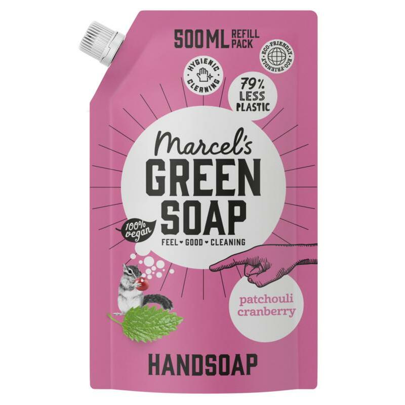 Marcel's GR Soap Handzeep patchouli & cranberry navul 500ml