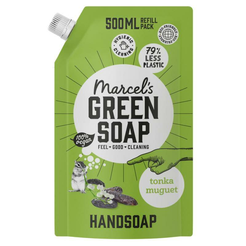 Marcel's GR Soap Handzeep tonka & muguet navul 500ml