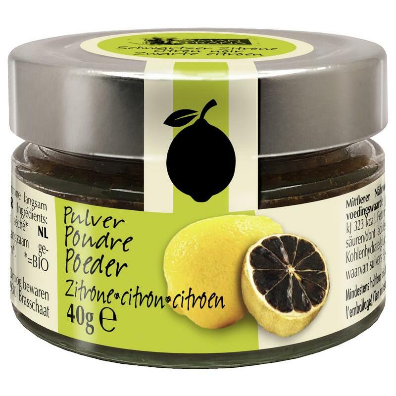 Amanprana Zwarte citroen poeder bio 40g