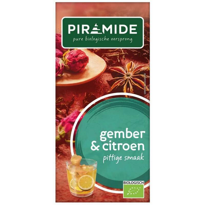 Piramide Citroen en gember bio 45g