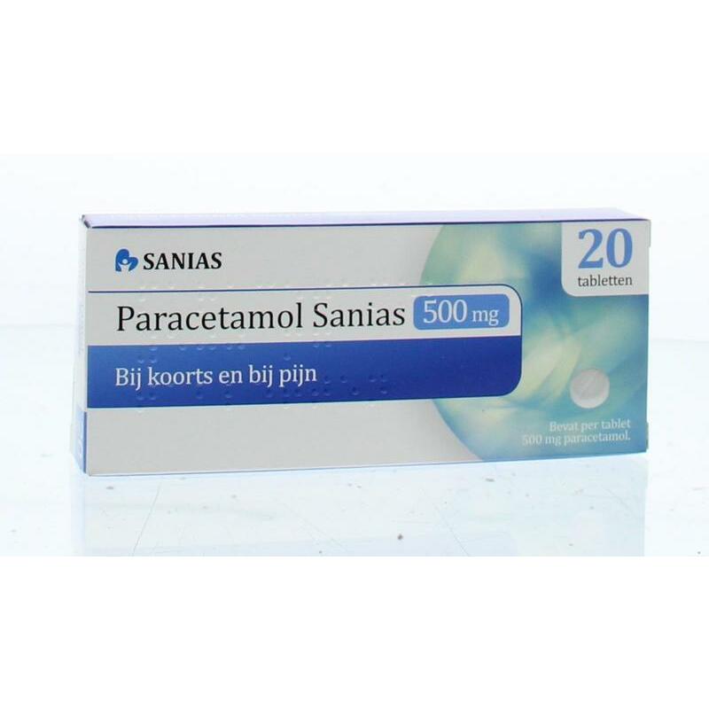 Sanias Paracetamol 500 mg 20st