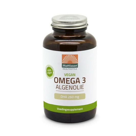 Mattisson Vegan omega-3 algenolie DHA 260 mg 120vc