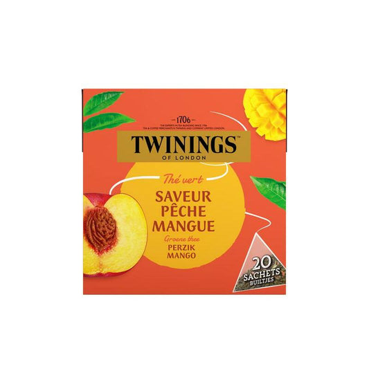 Twinings Groene thee perzik mango 20st