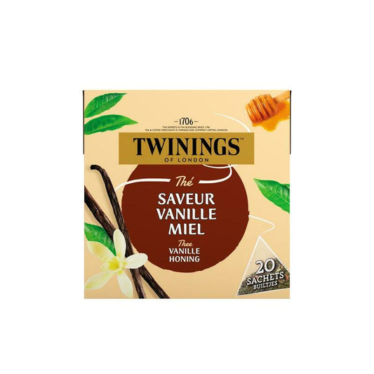 Twinings Zwarte thee vanille honing 20st
