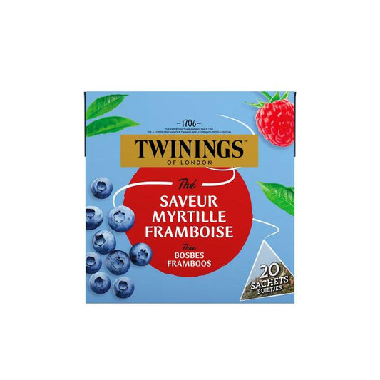 Twinings Zwarte thee bosbes framboos 20st