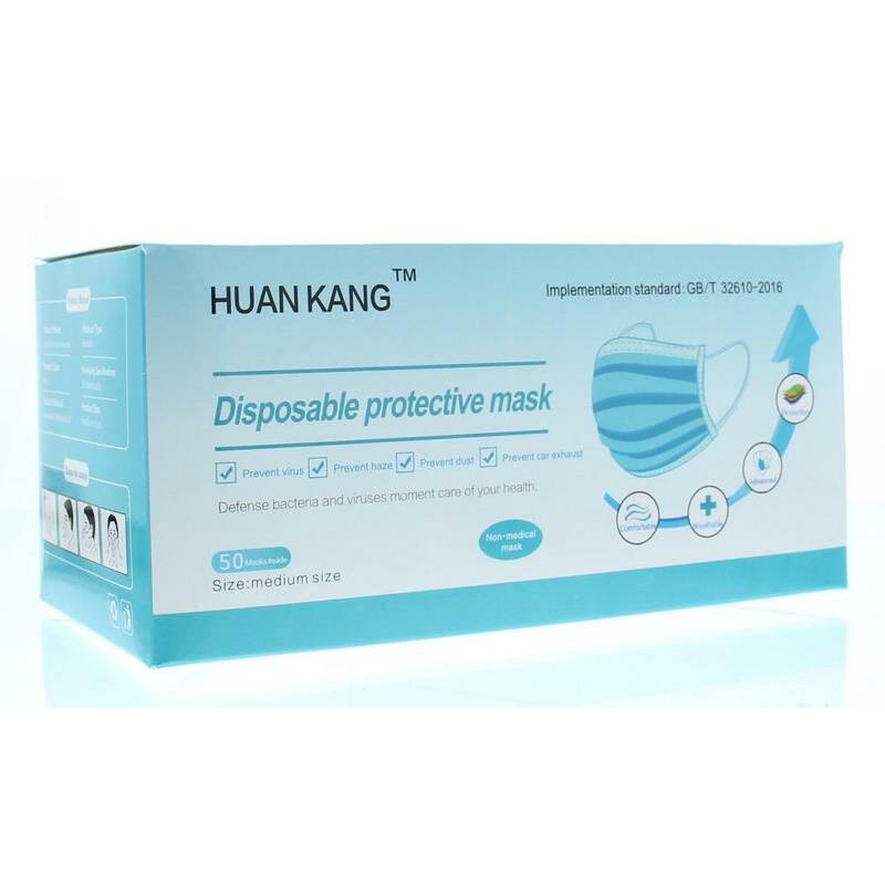 Merkloos Mondmasker 3-ply / 3-laags 50st