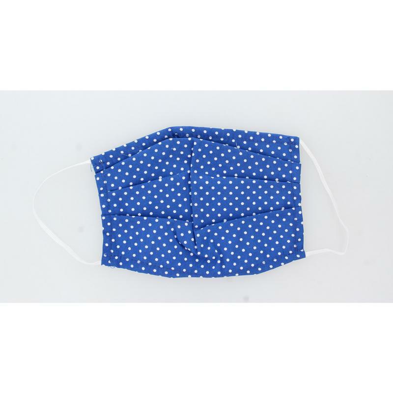 Nevada Mondkapje blauw witte stippen 1st
