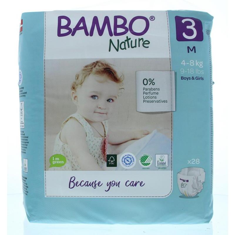 Bambo Babyluier midi 3 4-8kg 28st