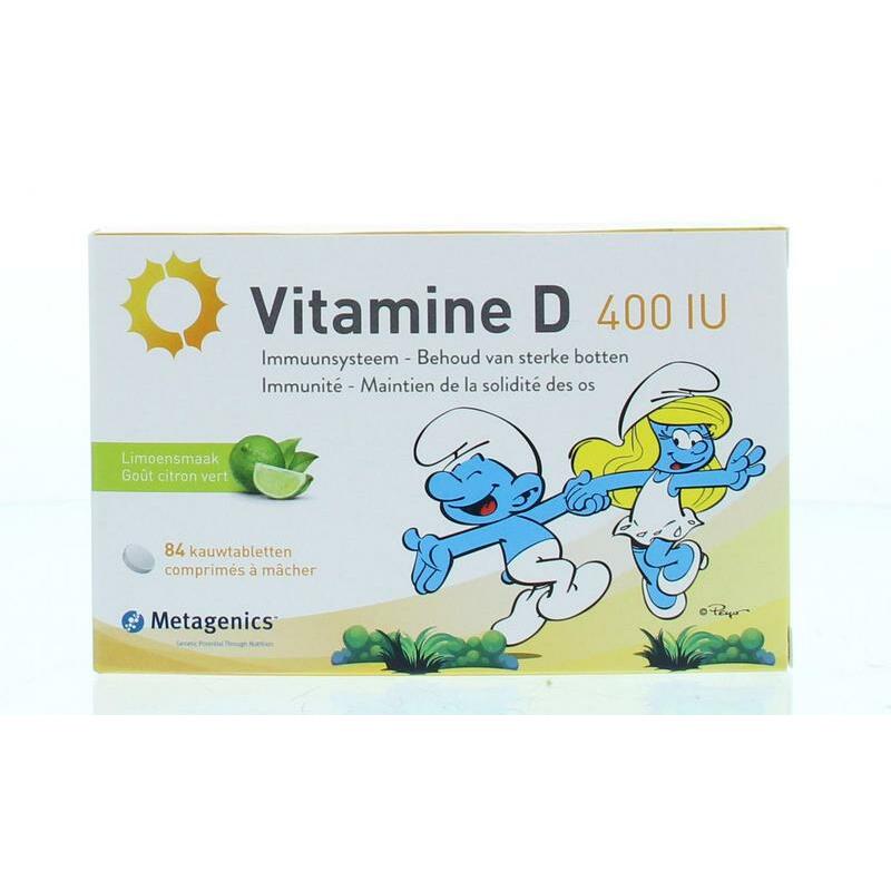 Metagenics Vitamine D 400IU NF smurfen 84kt