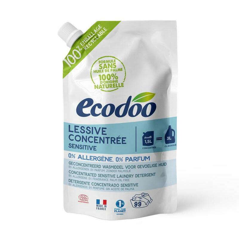 Ecodoo Wasmiddel vloeibaar sensitive bio 1500ml