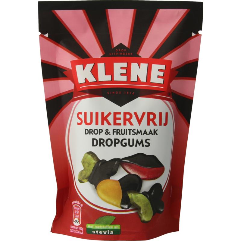 Klene Dropgums suikervrij 110g
