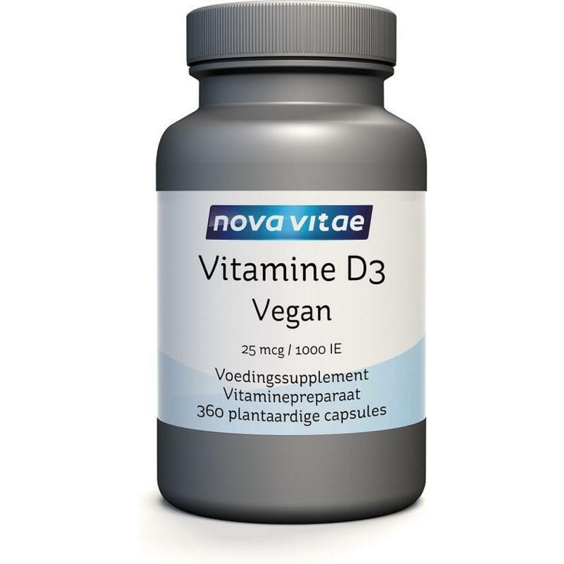 Nova Vitae Vitamine D3 1000IE 25 mcg vegan 360vc