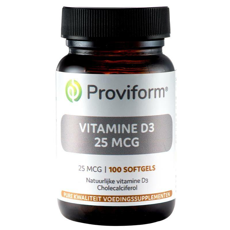 Proviform Vitamine D3 25 mcg 100sft