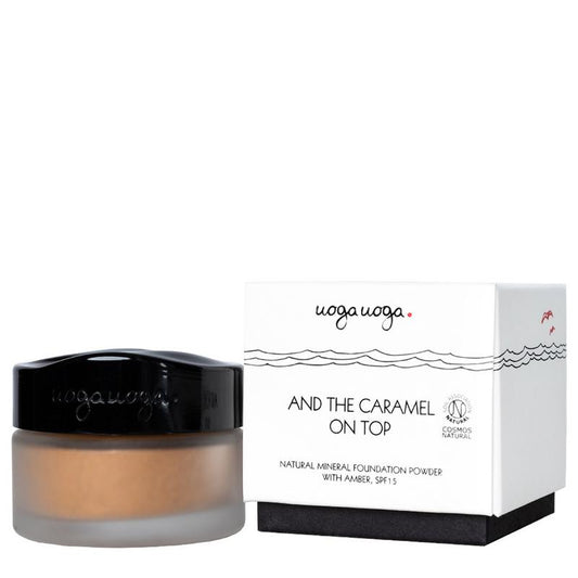 Uoga Uoga Foundation powder 804 and the caramel on top 10g