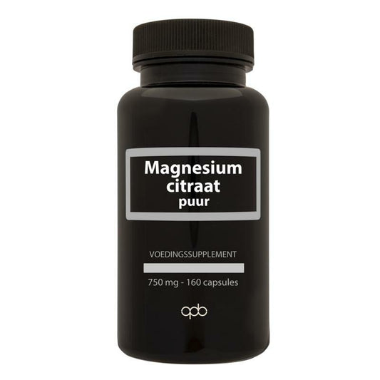Apb Holland Magnesium citraat puur 750 mg 160vc