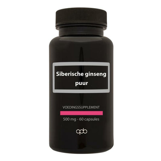 Apb Holland Siberische ginseng / eleutherococcus 500 mg 60vc