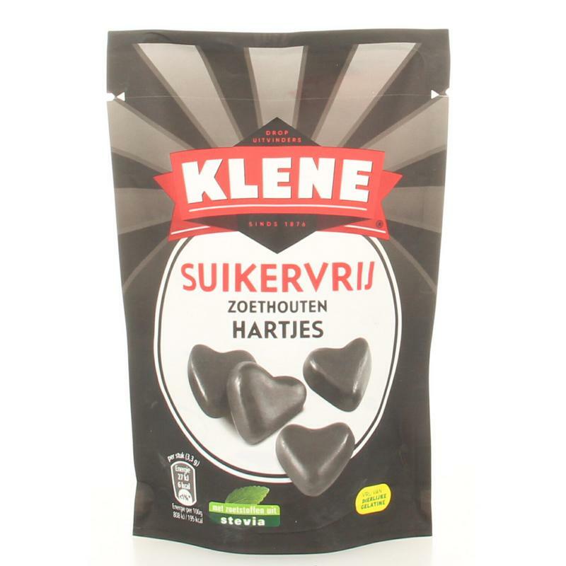 Klene Zoethouten hartjes suikervrij 110g