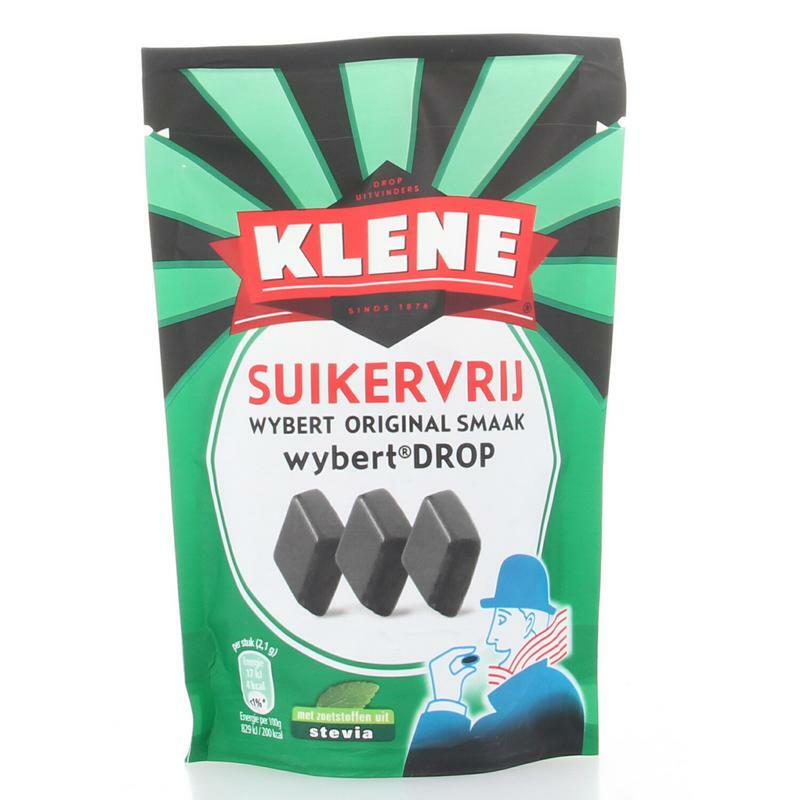 Klene Wybertdrop suikervrij 110g