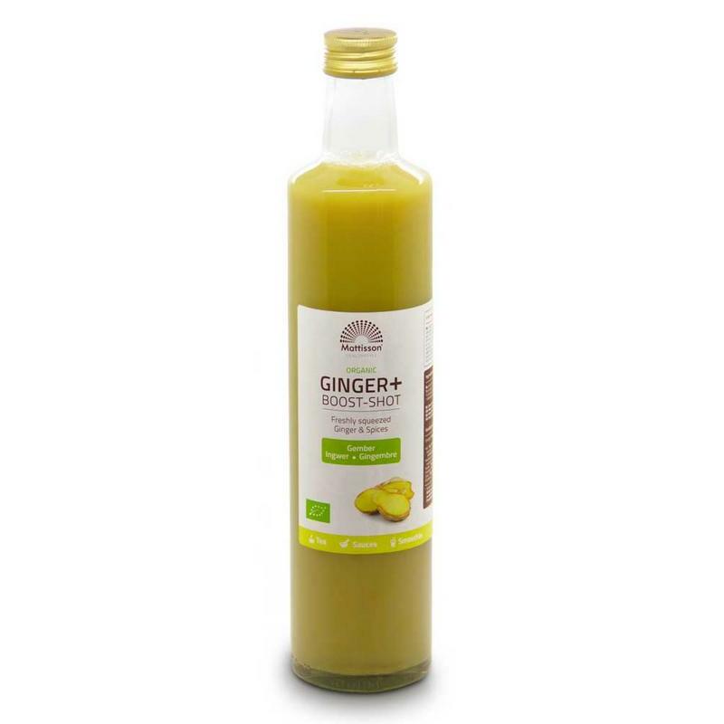 Mattisson Organic ginger + boost shot 500ml