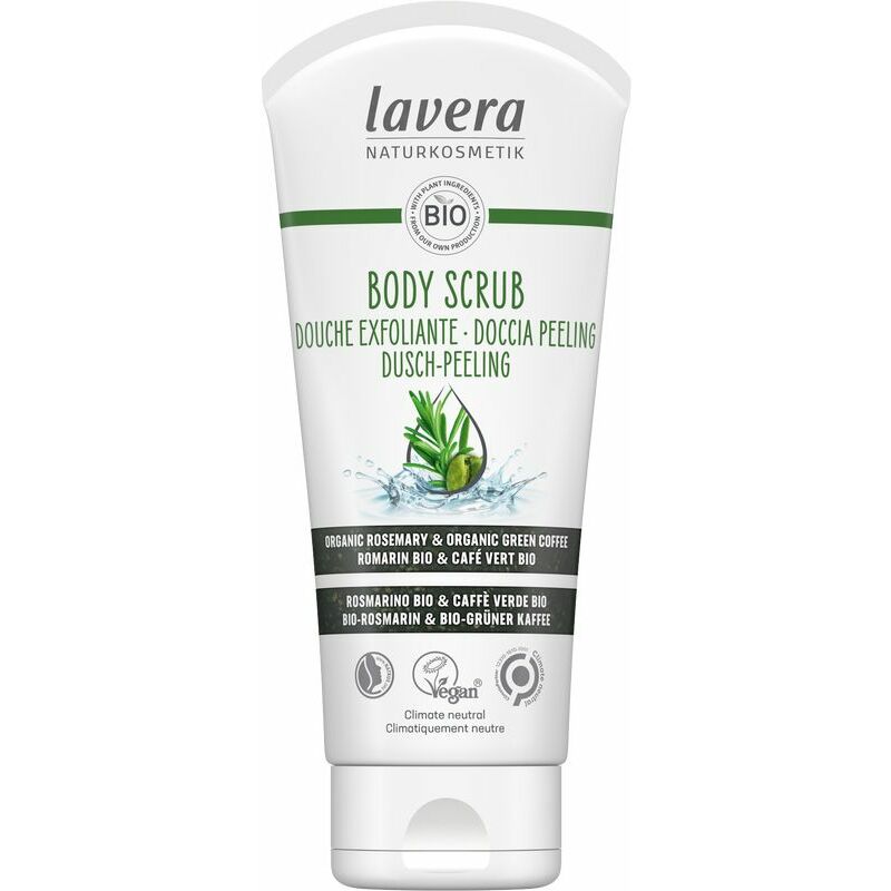 Lavera Body scrub / douche exfoliante EN-FR-IT-DE 200ml