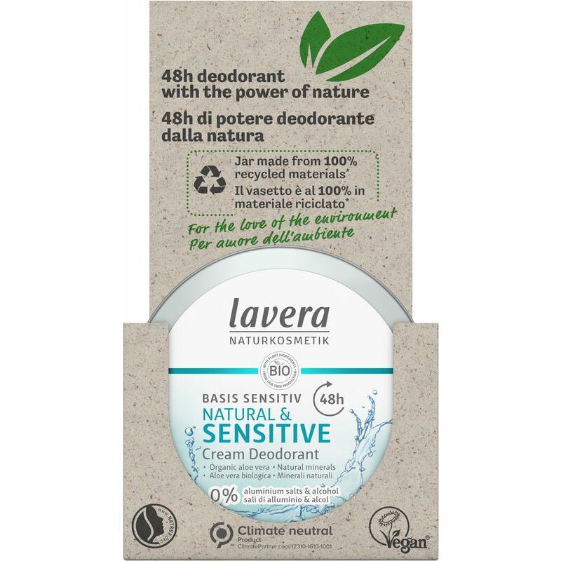 Lavera Deodorant creme / cream basis sensitiv EN-IT 50ml