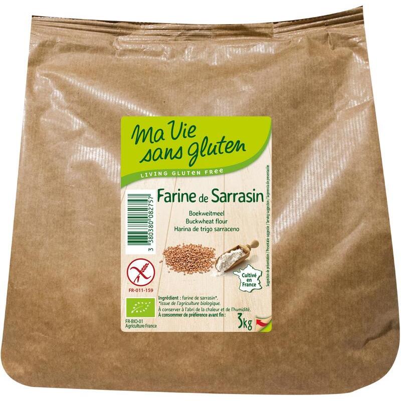 Ma Vie Sans Boekweitmeel glutenvrij bio 3kg