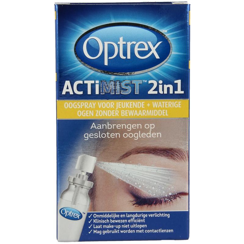Optrex Actimist 2in1 jeukende ogen spray 10ml