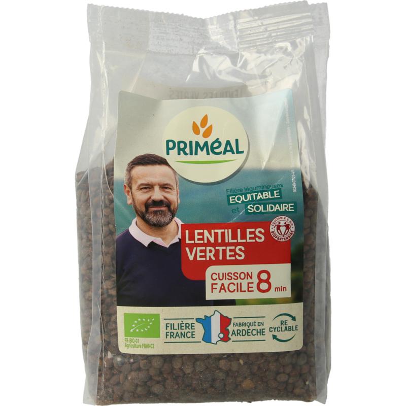 Primeal Groene linzen uit Frankrijk bio 300g