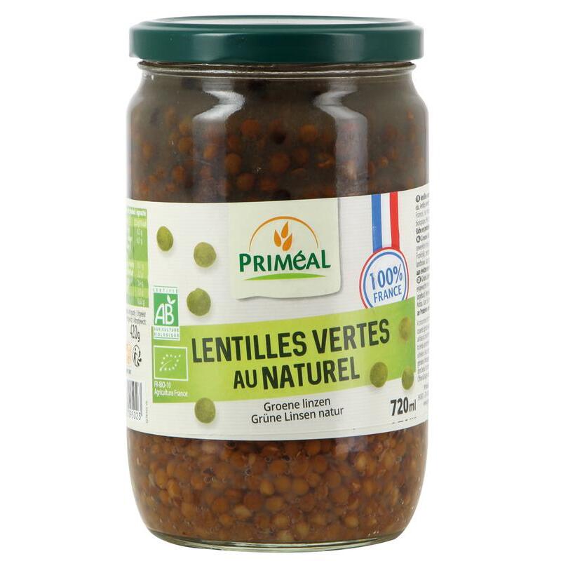 Primeal Groene linzen uit Frankrijk bio 660g